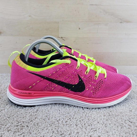 Nike Shoes - Nike Flyknit One Women's Size 9 Pink Running Low Top Lace Up Shoes 554888-606